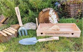 Personalised Gardening Tools Set In