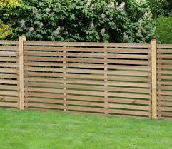 Forest Slatted 6 X 3 Ft Fence Panel