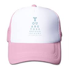 Danshen Funny Eye Chart Poster Hats Pink Amazon Com Books