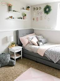 blush and gray s bedroom makeover