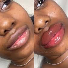 lip blushing side effects expected vs