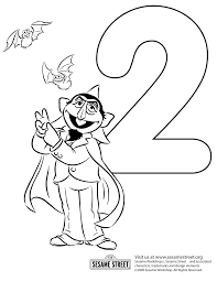 Get hold of these coloring sheets that are full of pictures and involve your kid in painting them. The Count Of Sesame Street Coloring Page Northern News