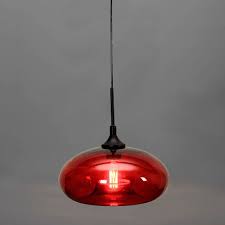 Pics For Red Light Bulb Room Red Kitchen Pendant