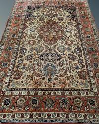antique ishfahan carpet 1800s vinterior