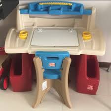 Deluxe art master desk™ by step2 is the perfect kids desk set for any playroom or bedroom. Step 2 Deluxe Art Master Desk Chair Furniture Tables Chairs On Carousell