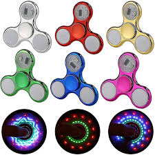 led finger spinner toy hand spinner toy