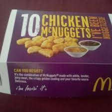 10 piece en mcnuggets