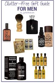 clutter free gift ideas for men
