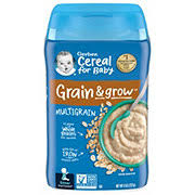 gerber cereal for baby grain grow