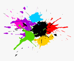 colourful colorful paint splash
