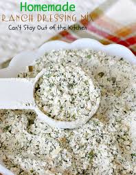 homemade ranch dressing mix can t