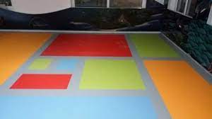 rubber flooring for playing area