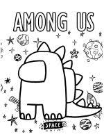 Among us coloring pages are based on the action game of the same name, in which you need to recognize a impostor on a spaceship. Among Us Coloring Pages Download And Print Among Us Coloring Pages