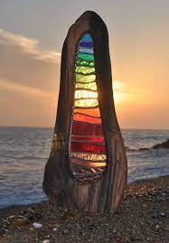 Stained Glass Obelisk By Louise V
