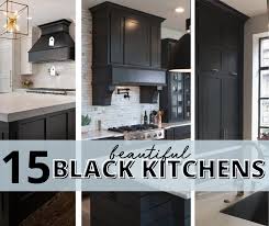 15 Beautiful Black Kitchens That Will