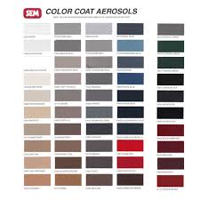 Sem Colorcoat Color Coat Chart