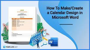 how to make create a calendar design in