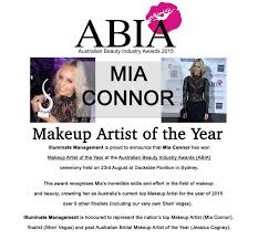 mia connor takes out makeup artist