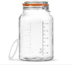 Super Wide Mouth Glass Storage Jar With