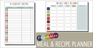 Free Editable Printable Meal Planner Download Them Or Print