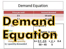 Demand Equation How To Obtain Demand