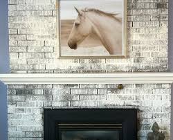 Painting A Brick Fireplace How To