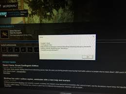 Help When I Try Launching Mordhau This Error Shows Up Sorry