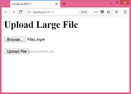 upload large files in asp net core