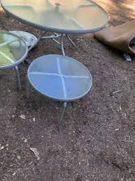 2 Small Outdoor Round Table General