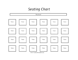seating chart for subsute