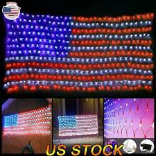 voltage american flag string lights