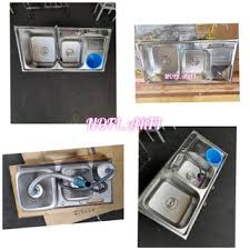 Shop our wide range of kitchen sinks at warehouse prices from quality brands. Kitchen Sink 2 Lubang 8245 Model Bolzano Bak Cuci Piring Stainless Shopee Indonesia