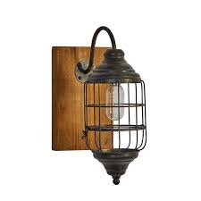 Black Industrial Wall Sconce 362263 Rona