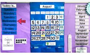 Complete Calendar Pocket Chart Sets Morning Meeting Board