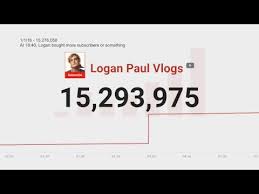 Logan Pauls Subscriber Count With Benny Hill Theme Archived