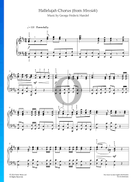 The song, written by singer leonard cohen from canada in 1984, was not originally sold. Messiah Hwv 56 Hallelujah Chorus Sheet Music Piano Solo Pdf Download Streaming Oktav