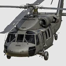 3d model uh 60 black hawk helicopter vr