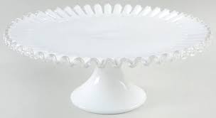 Silver Crest Cake Stand By Fenton