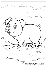 Find the best barbie coloring pages for kids and adults and enjoy coloring it. Pig Coloring Pages