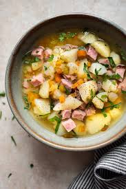 slow cooker ham and potato soup salt