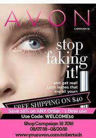 new avon caign 18 2018 brochure is