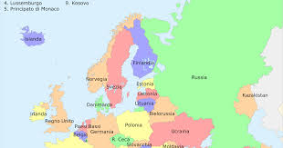 Pdf cartina politica europa da stampare formato a4. Cartina Dell Europa Da Colorare