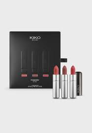 kiko milano multicolor powdery lip set