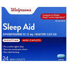 walgreens nighttime sleep aid 24 mini
