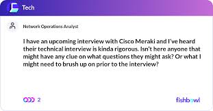 Upcoming Interview With Cisco Meraki