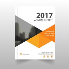 Report Template With Geometric Shapes Vector Free Download