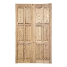 19th century gothic pine interior doors
