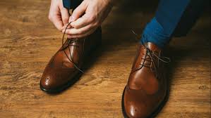 The essential shoes for wearing party dresses or formal dresses are pump shoes. Brown Shoes Navy Suit Faux Paus 7 Shoes That Disproves The Myth Robb Report