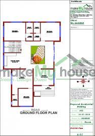 Buy 40x60 House Plan 40 By 60 Front