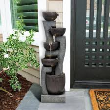 5 Tier Resin Garden Water Fountain